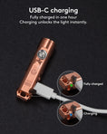 Load image into Gallery viewer, RovyVon Aurora A9 Pro (G4) EDC Copper Keychain Flashlight
