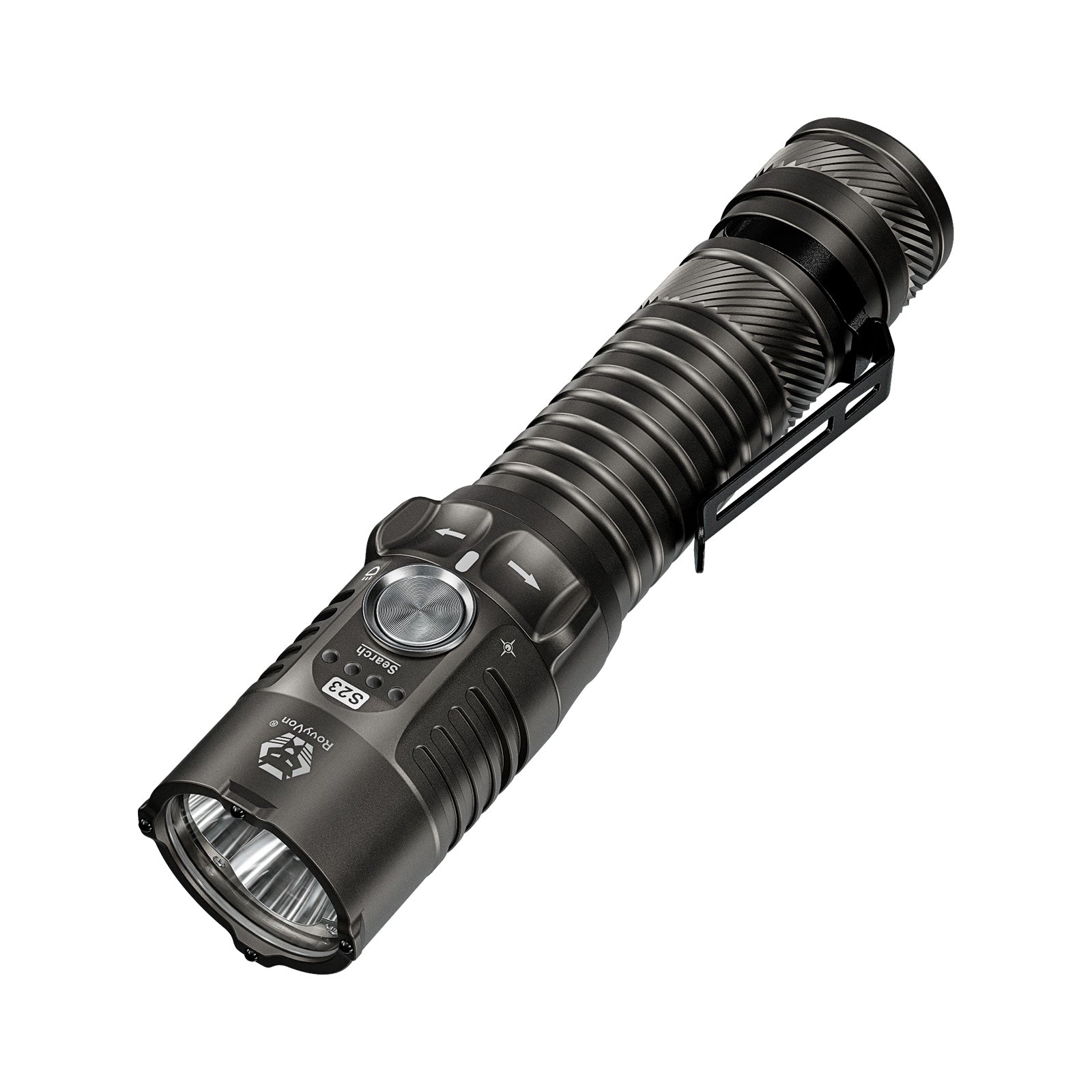RovyVon Search S23 Compact 4000 Lumens Search Flashlight Gunmetal