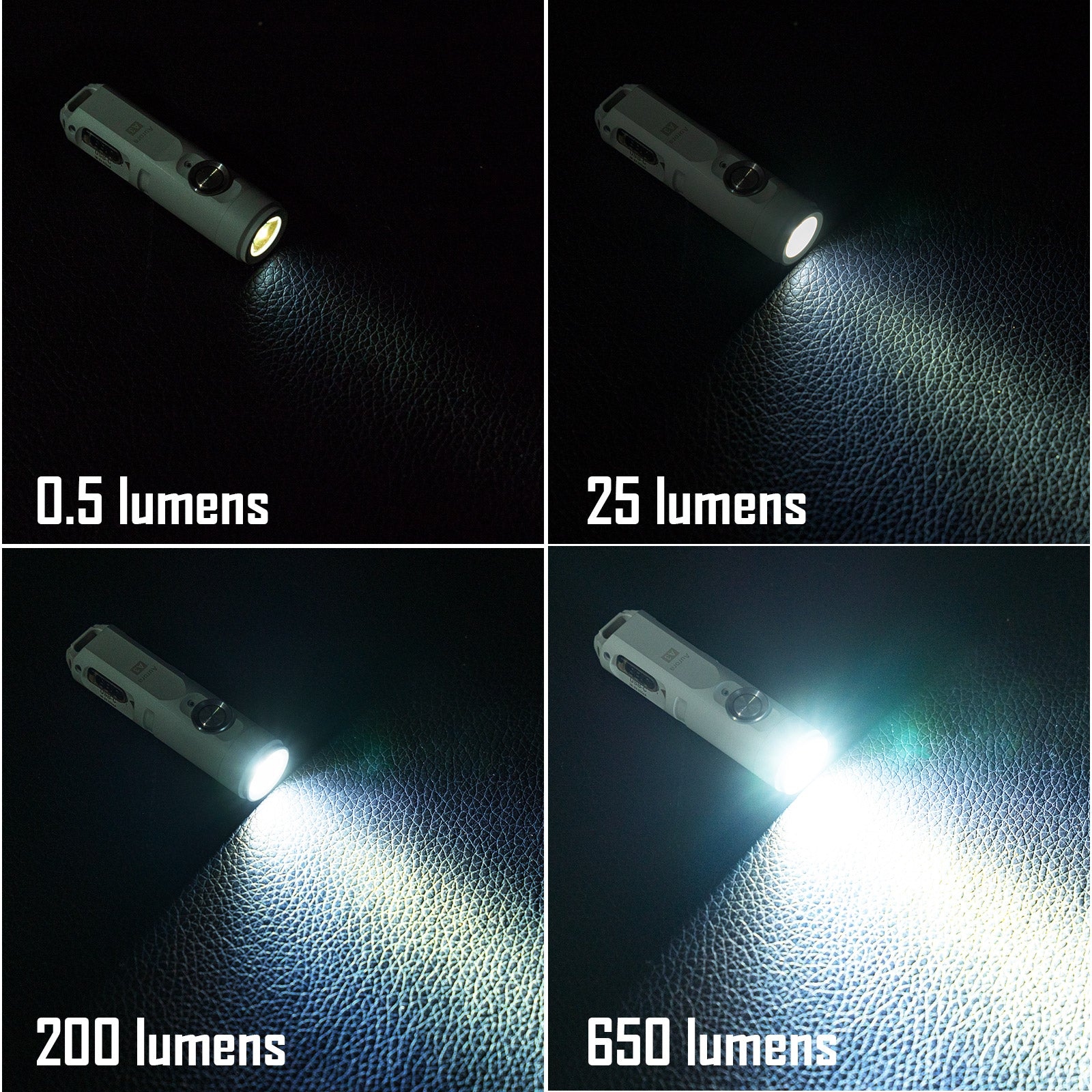 Aurora A3 (G4) USB-C Schlüsselanhänger-Taschenlampe