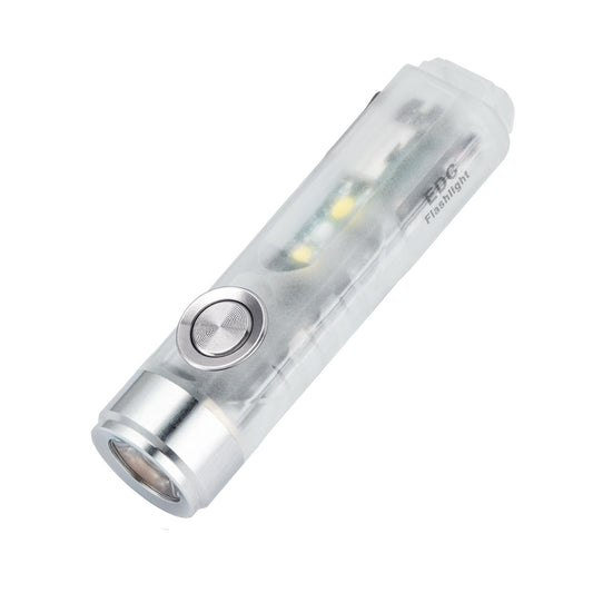 Aurora A7 USB-C GITD Himmelblaue Schlüsselanhänger-Taschenlampe (4. Generation)