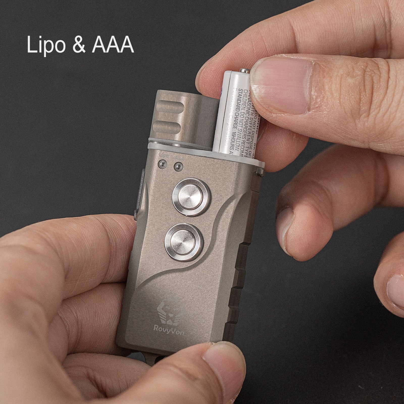 RovyVon Angel Eyes E3 Plus AAA Battery EDC Flashlight