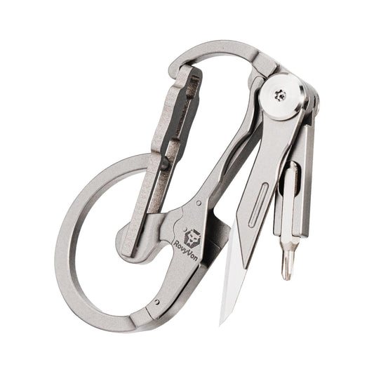 U4 Pro Titanium EDC Carabiner Multi-tool