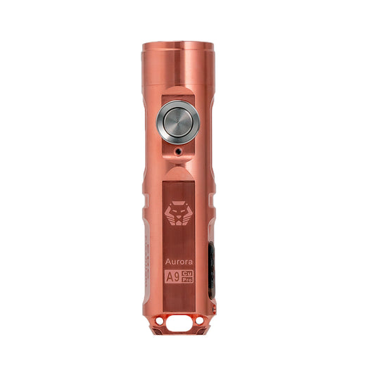 Aurora A9 Pro (G4) EDC Copper Keychain Flashlight