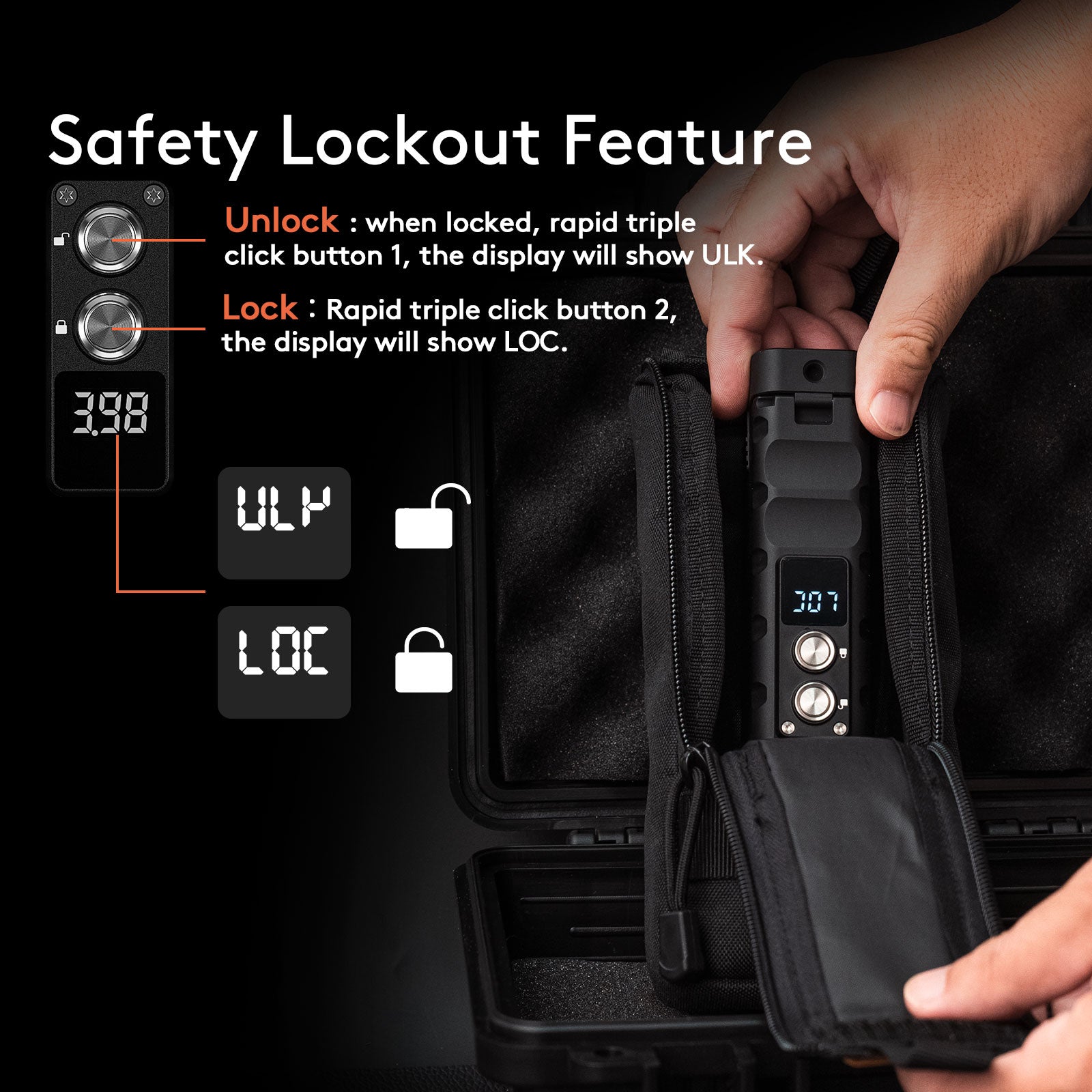 RovyVon Search S2i 5000 Lumens Search Flashlight