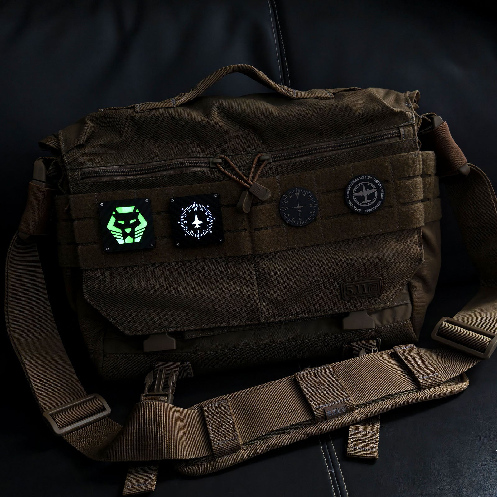 Image of RovyVon Glowing Velcro Logo Patch