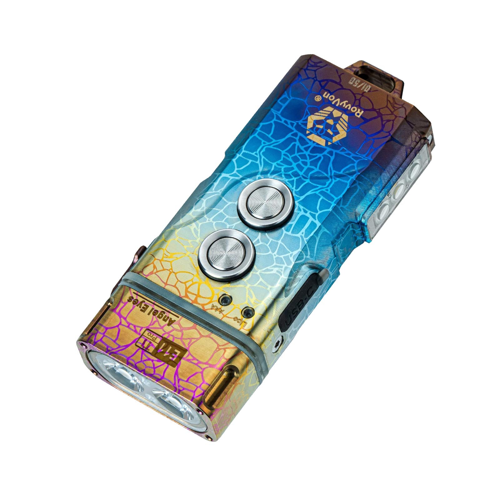 RovyVon Limited Edition - Angel Eyes E11 Pro Versatile Hybrid AAA Keychain Flashlight
