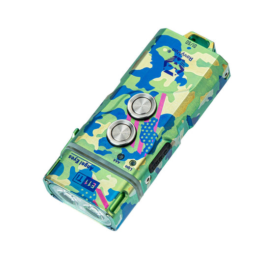 RovyVon Limited Edition - Angel Eyes E11 Titanium Keychain Flashlight