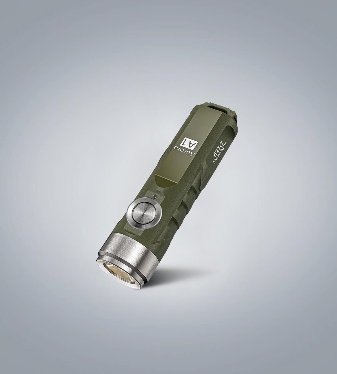 Image of Aurora A1 (4. Gen) USB-C Schlüsselanhänger-Taschenlampe mit Metallschalter