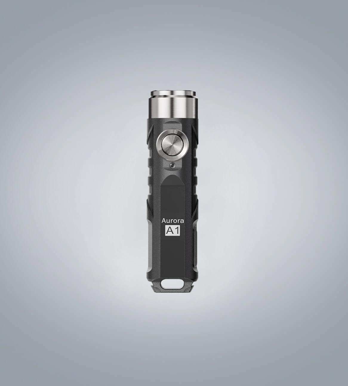 Image of Aurora A1 (4. Gen) USB-C Schlüsselanhänger-Taschenlampe mit Metallschalter