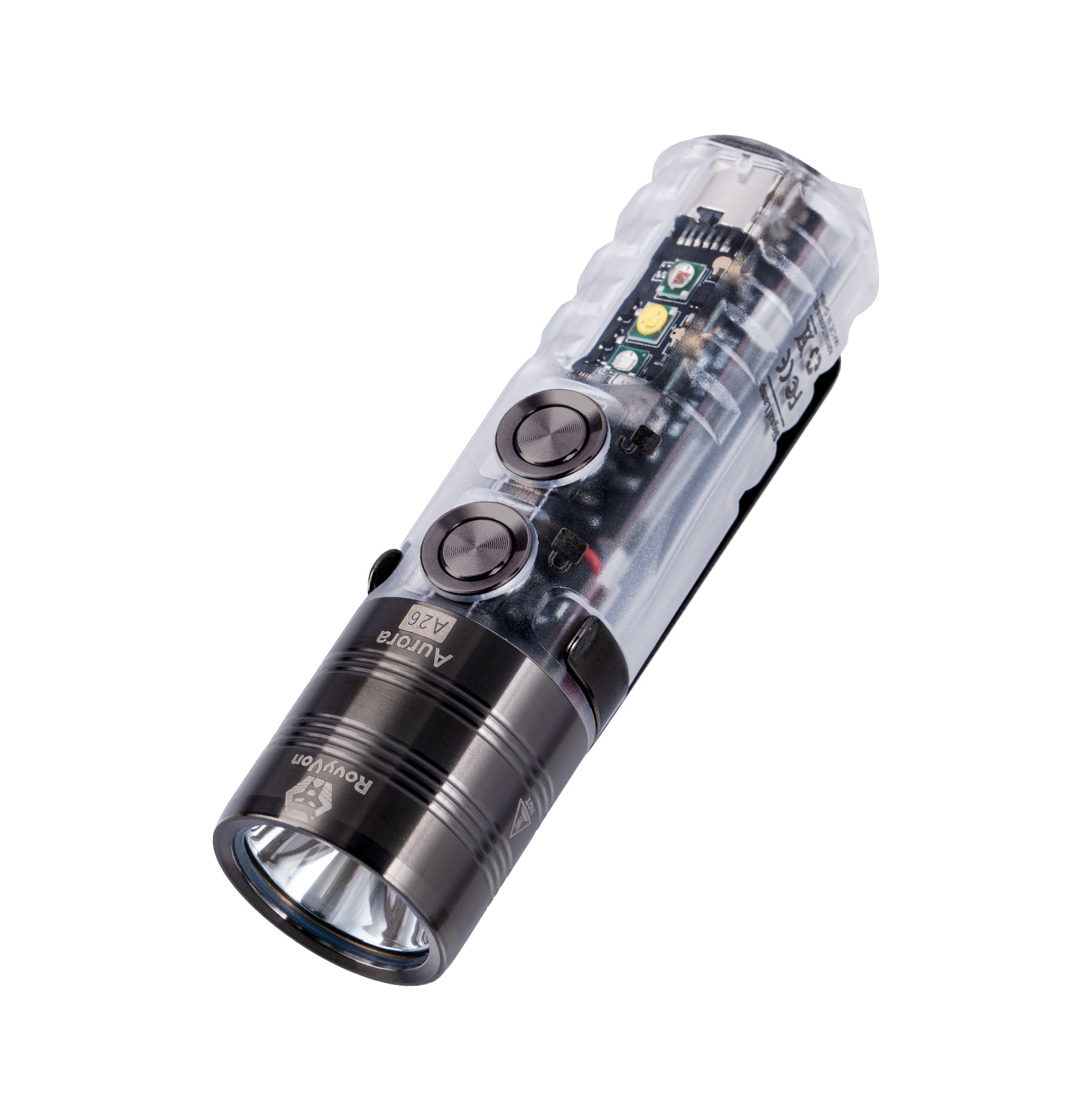 RovyVon Aurora A26 USB-C EDC Pocket Thrower Flashlight