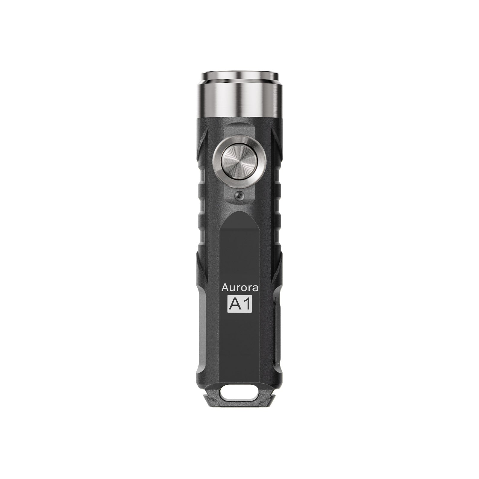 Image of (Black) RovyVon Aurora A1 G4 keychain flashlight front product view