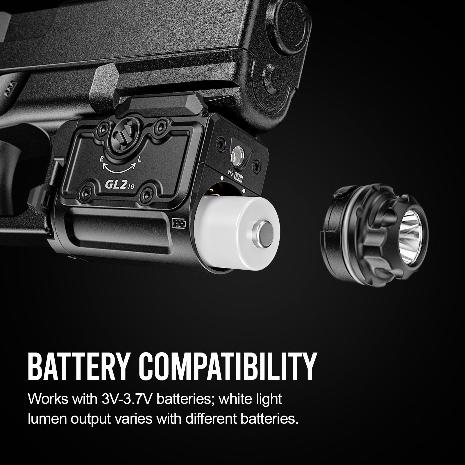 RovyVon GL2 Compact Tactical Pistol Light & Laser