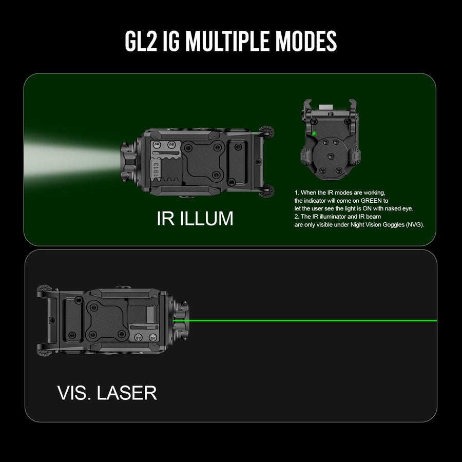 RovyVon GL2 IG pistol light