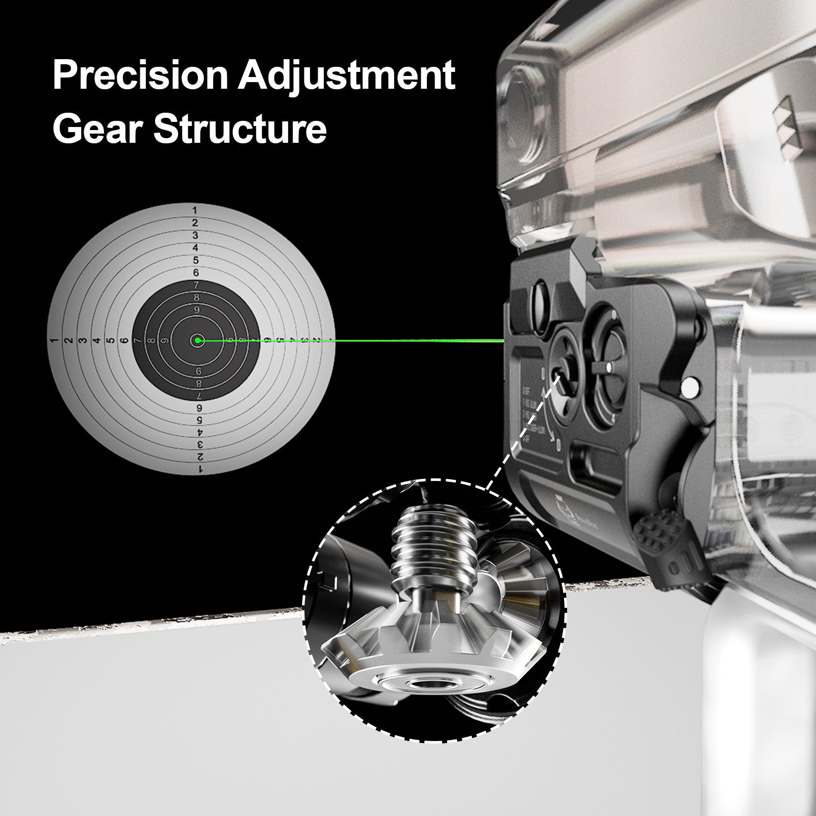RovyVon GL2 Gear-Driven Tactical Pistol Light
