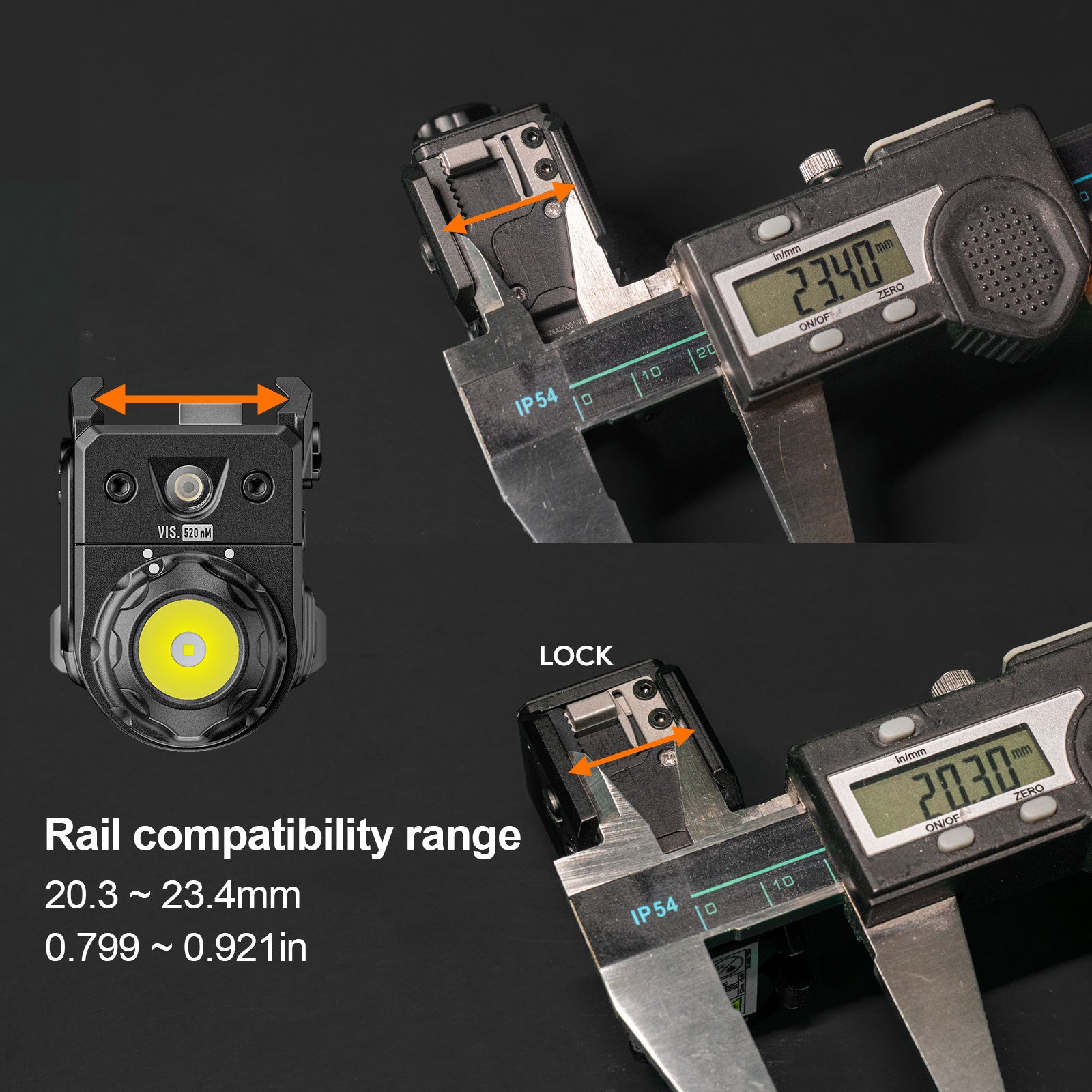 RovyVon GL2 Gear-Driven Tactical Pistol Light
