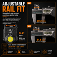 Load image into Gallery viewer, RovyVon GL2 Compact Tactical Pistol Light & Laser
