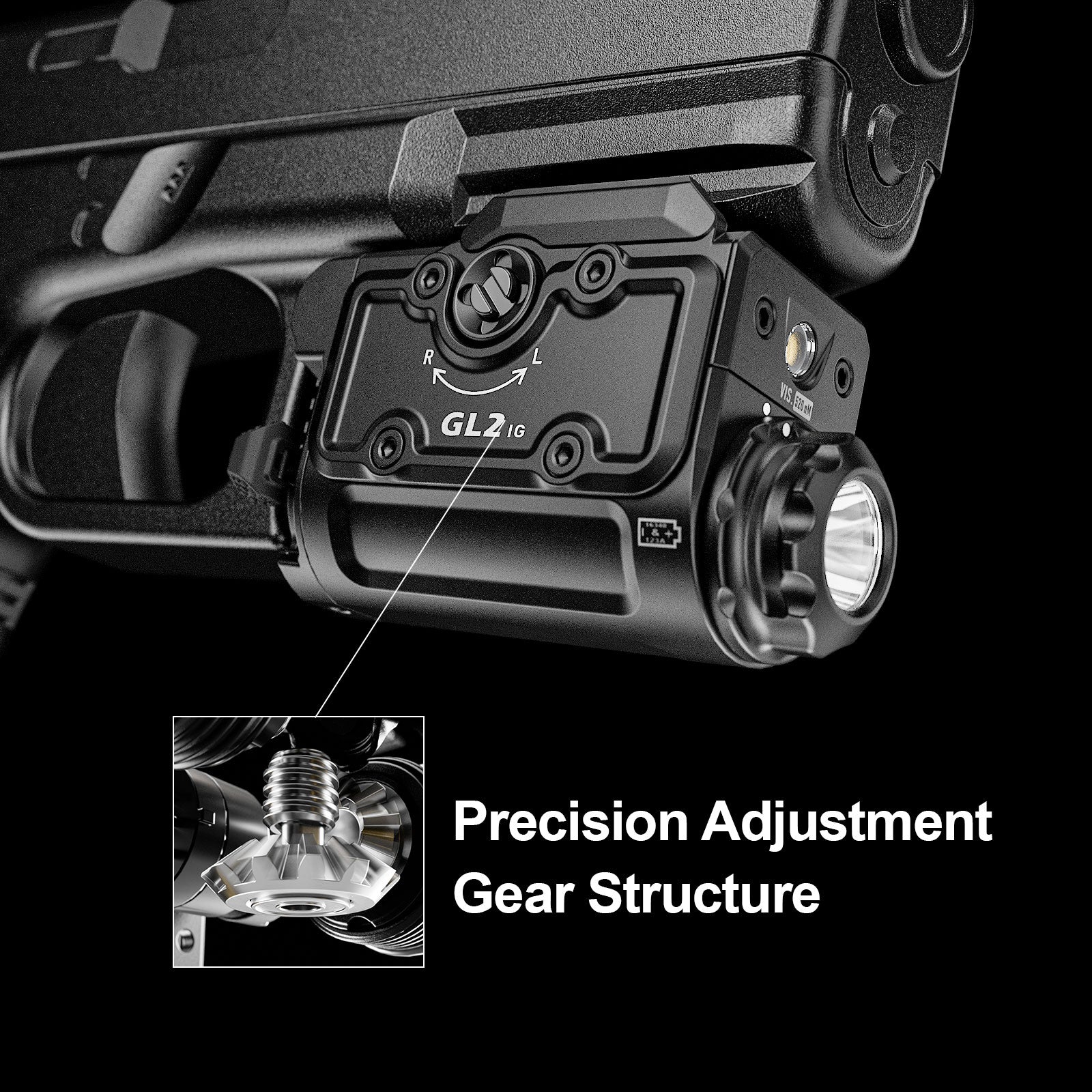 RovyVon GL2 Compact Tactical Pistol Light & Laser