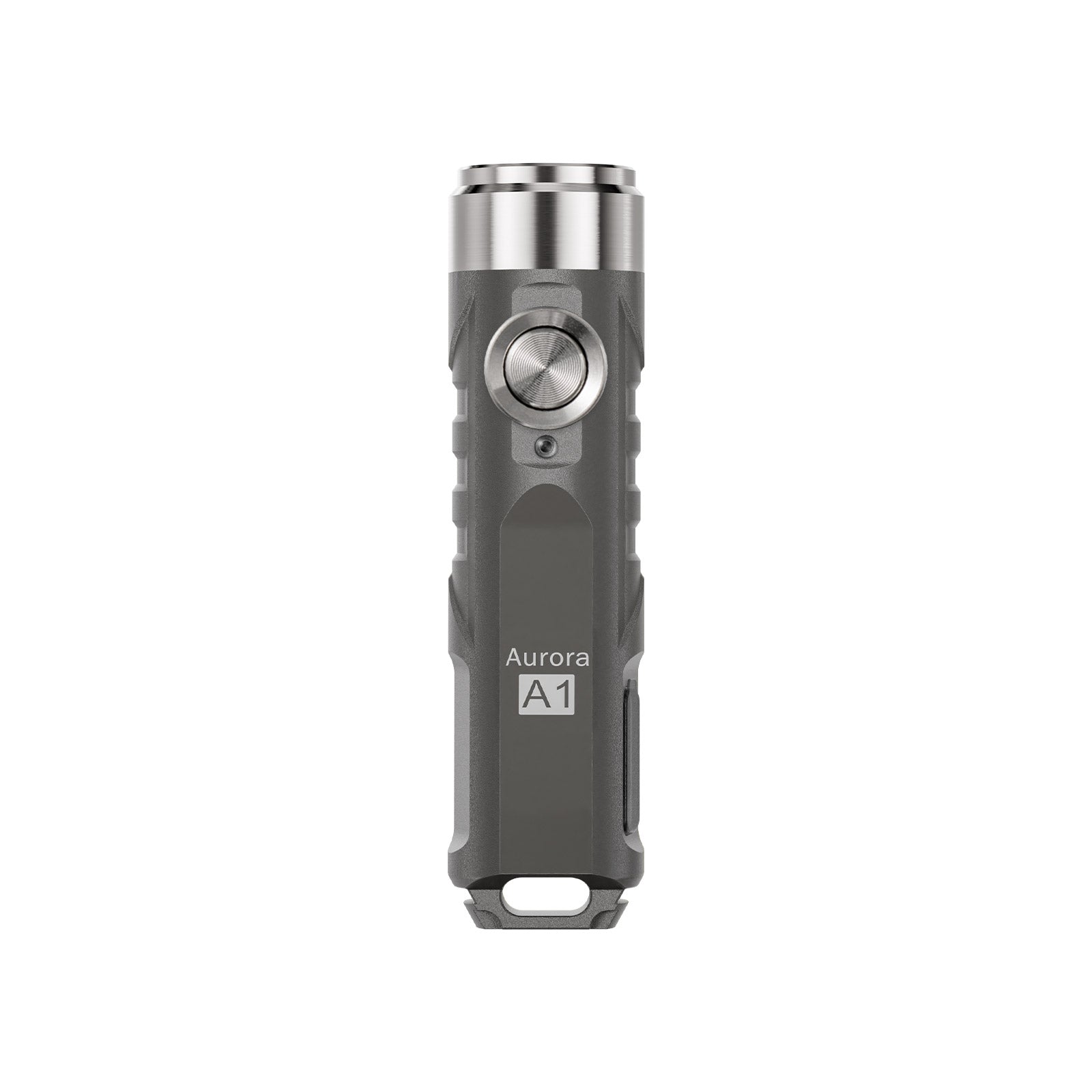 Image of (Grey) RovyVon Aurora A1 G4 keychain flashlight front product view