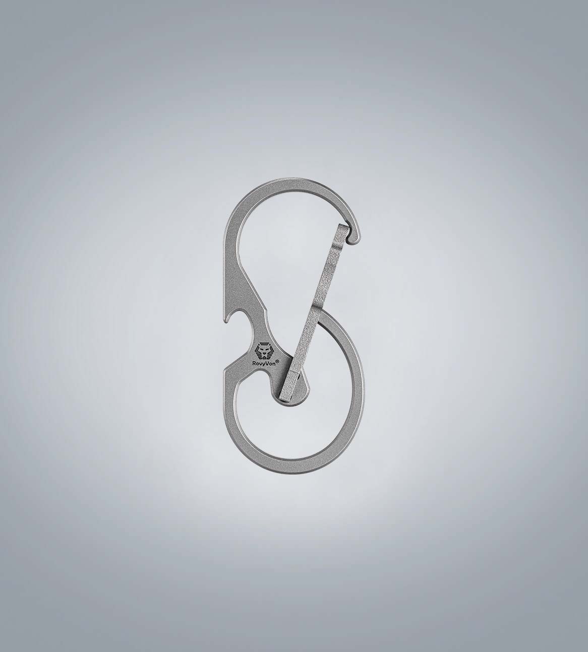 U8 Titanium Karabiner, Schnellverschluss-Schlüsselanhänger Karabiner / Flaschenöffner