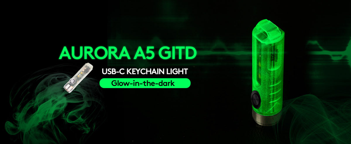 RovyVon Aurora A5 GITD Keychain Flashlight