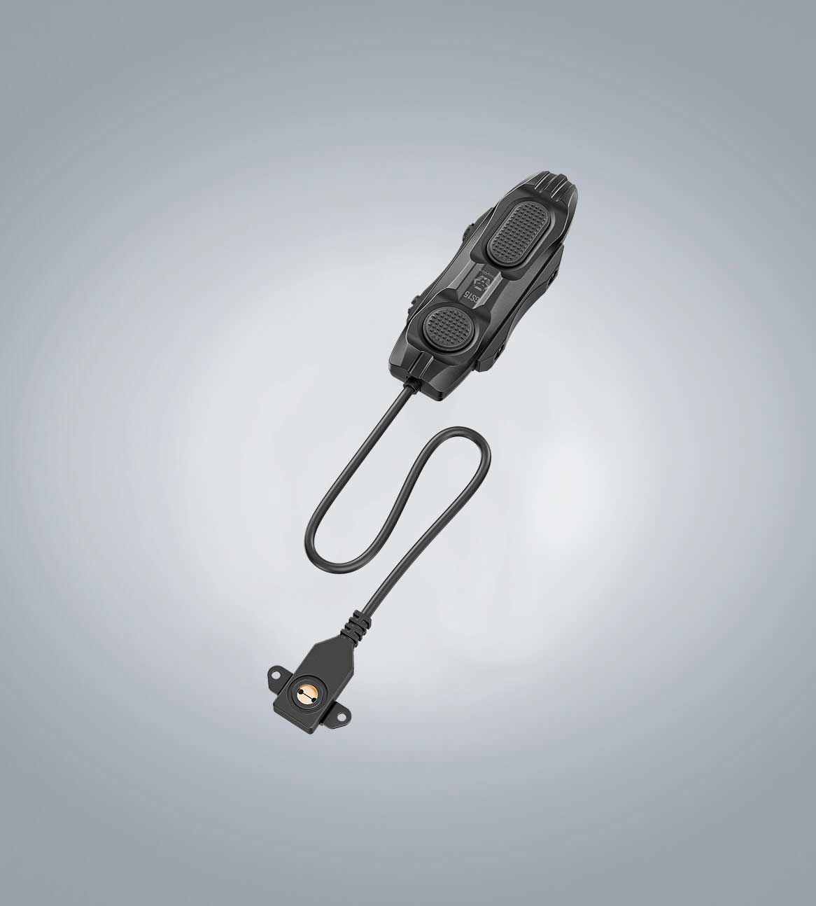 Image of (Black) RovyVon GL15 rail-mounted light and laser