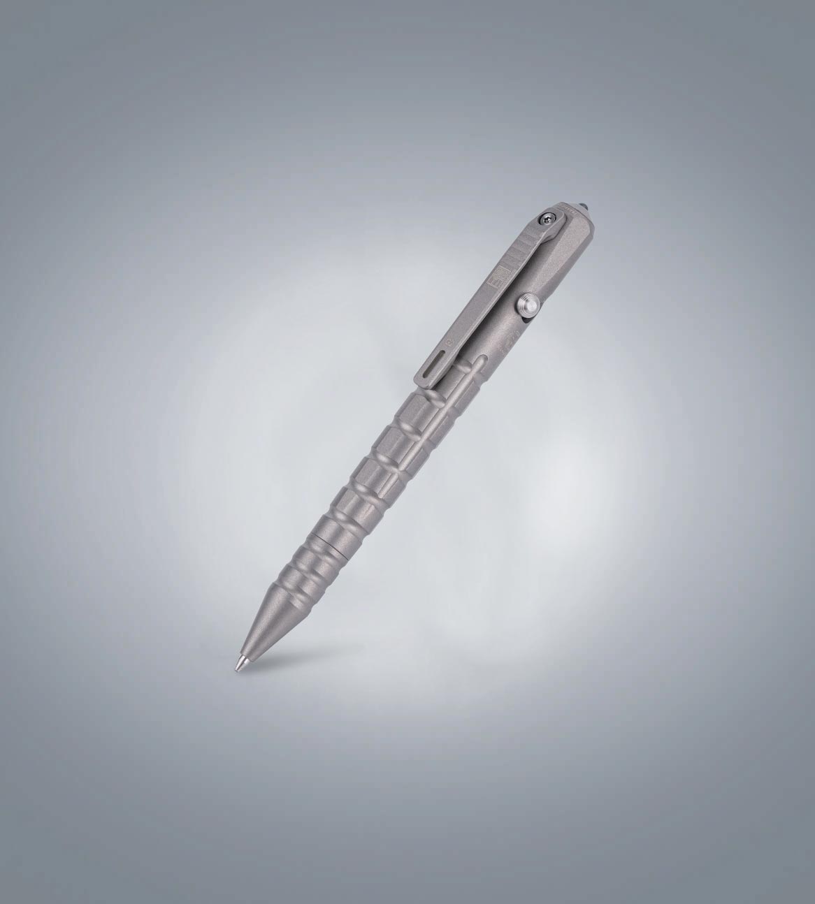 RovyVon Commander C10 G2 titanium bolt-action tactical pen side view
