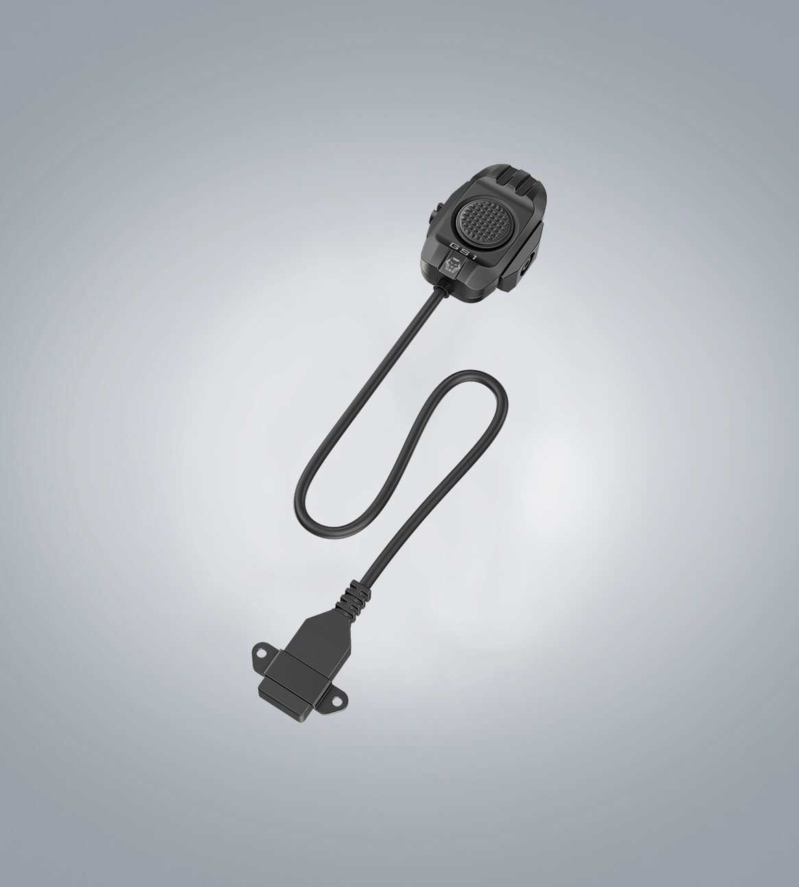 Image of RovyVon GS1 single-cable remote switch with looped cable and compact control pad