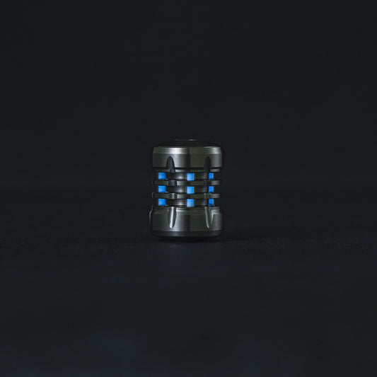 RovyVon Ti Walker EDC Titanium Bead_Blue tritium vials