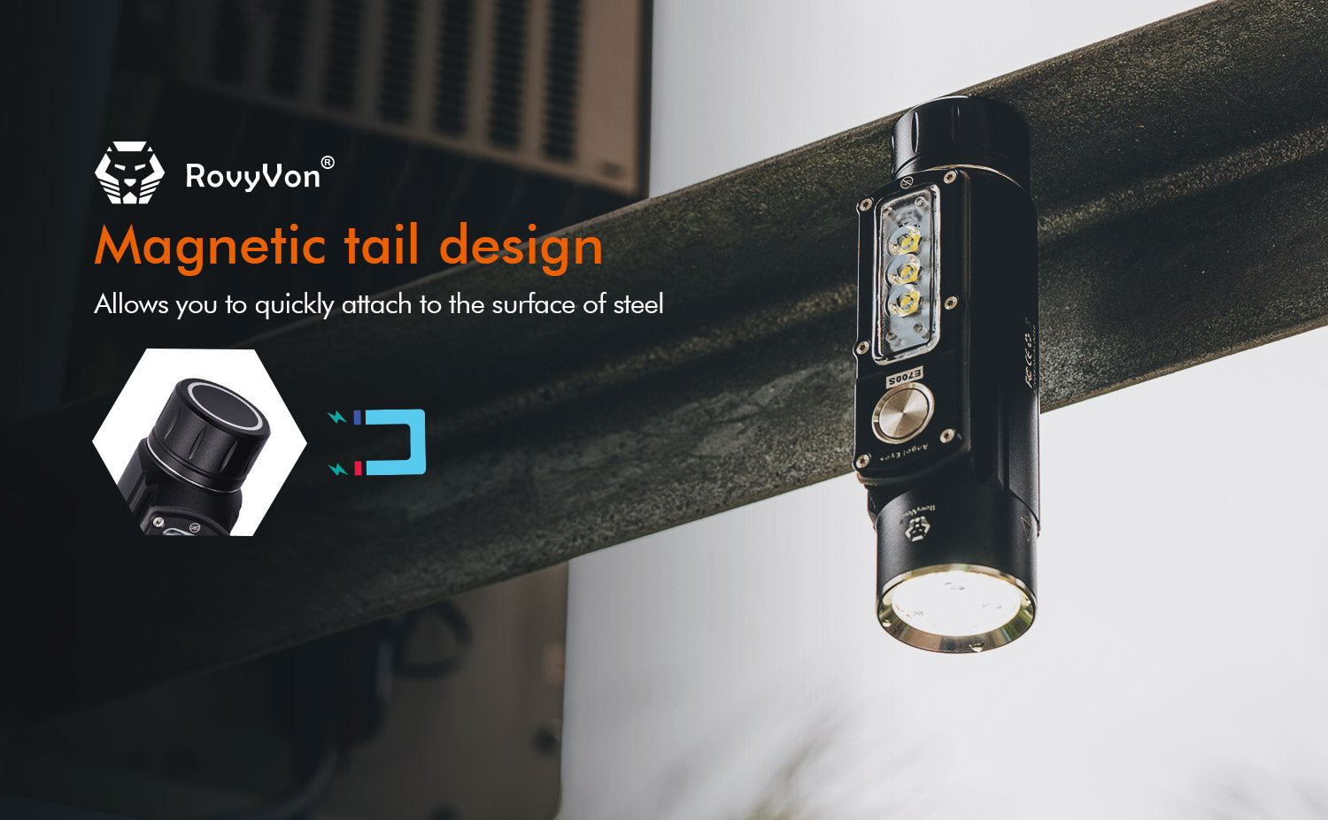 Angel Eyes E700S Work Flashlight – RovyVon