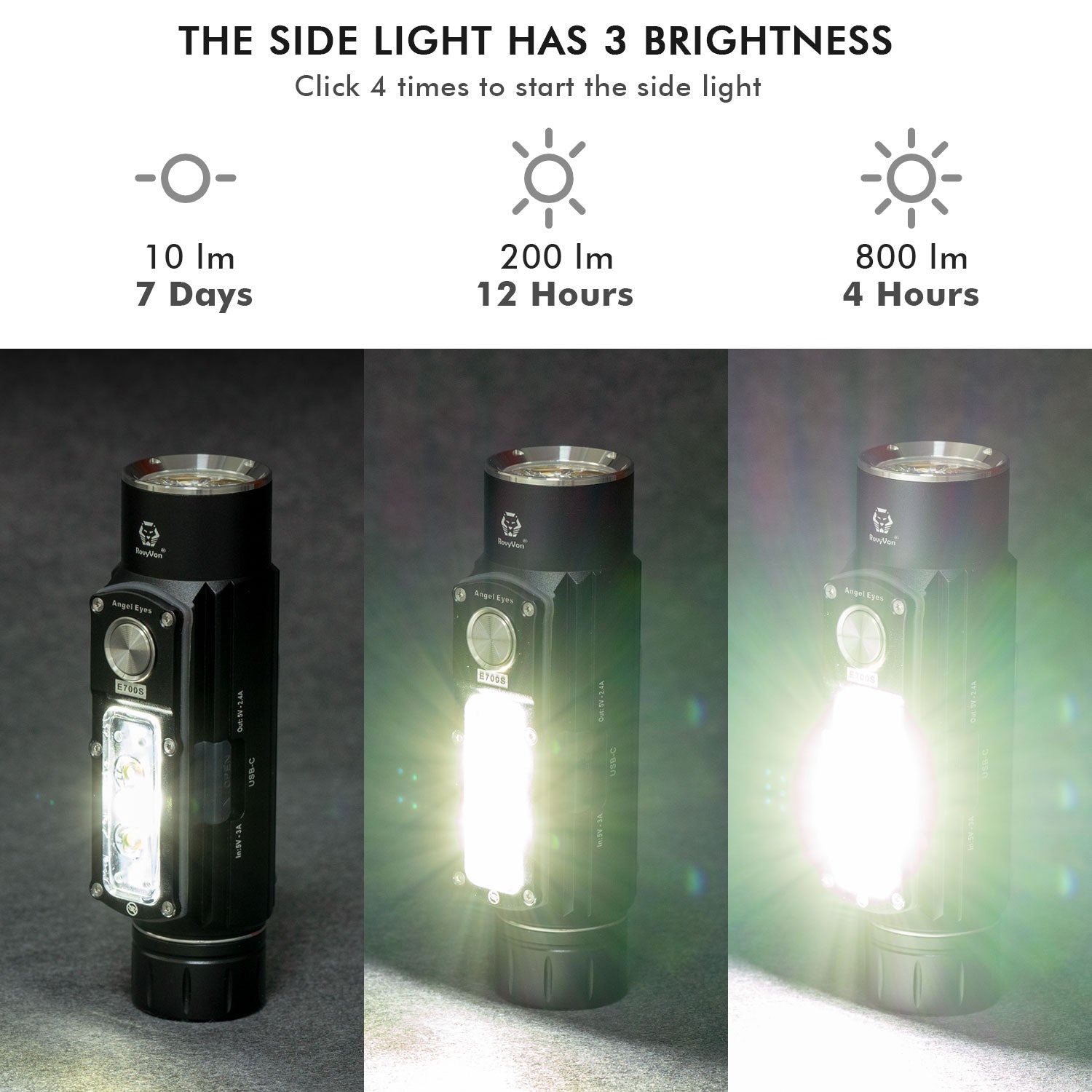 Image of Angel Eyes E700S Work Flashlight