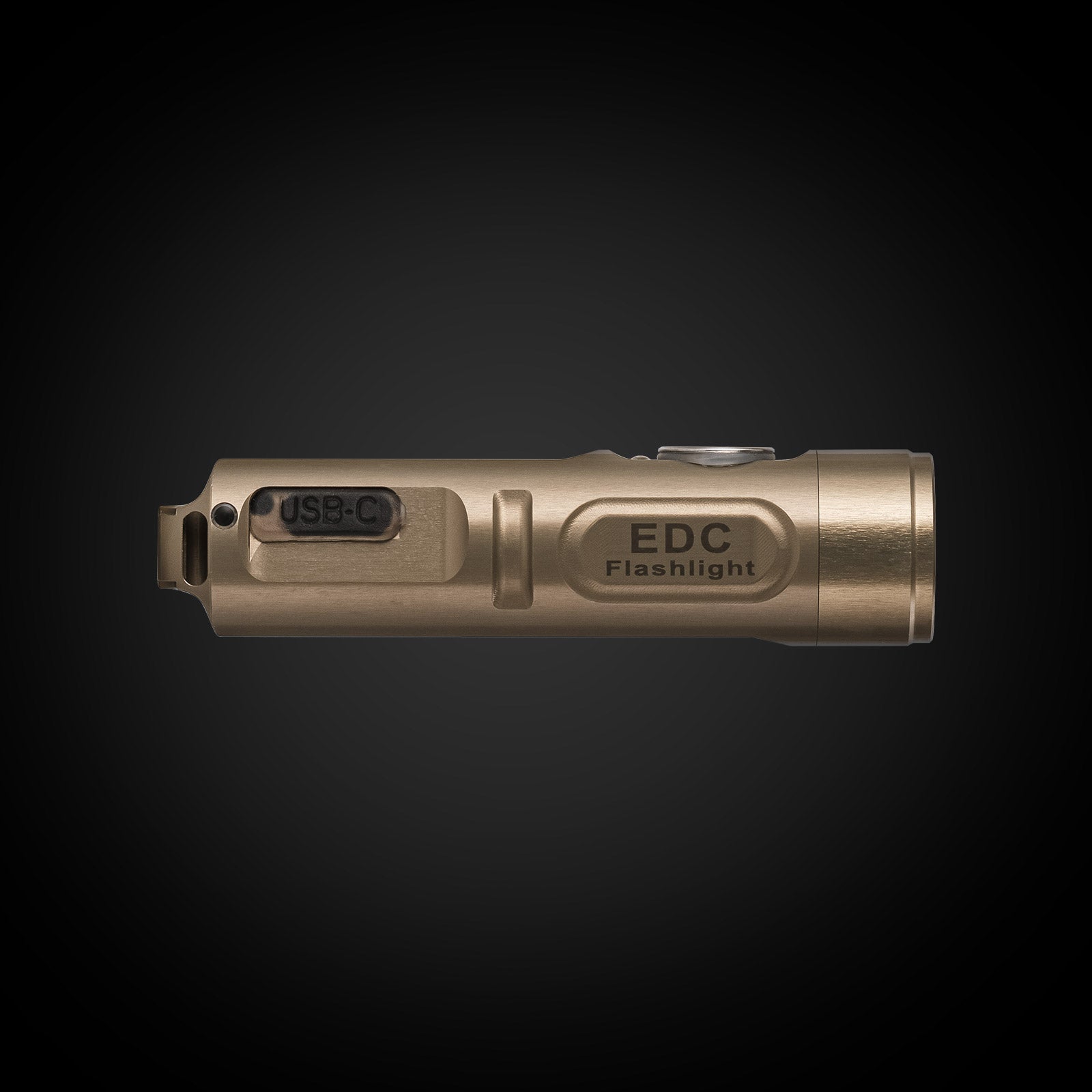 Image of RovyVon Aurora A3 Pro 7075 Aluminum Keychain Flashlight (Desert Tan)