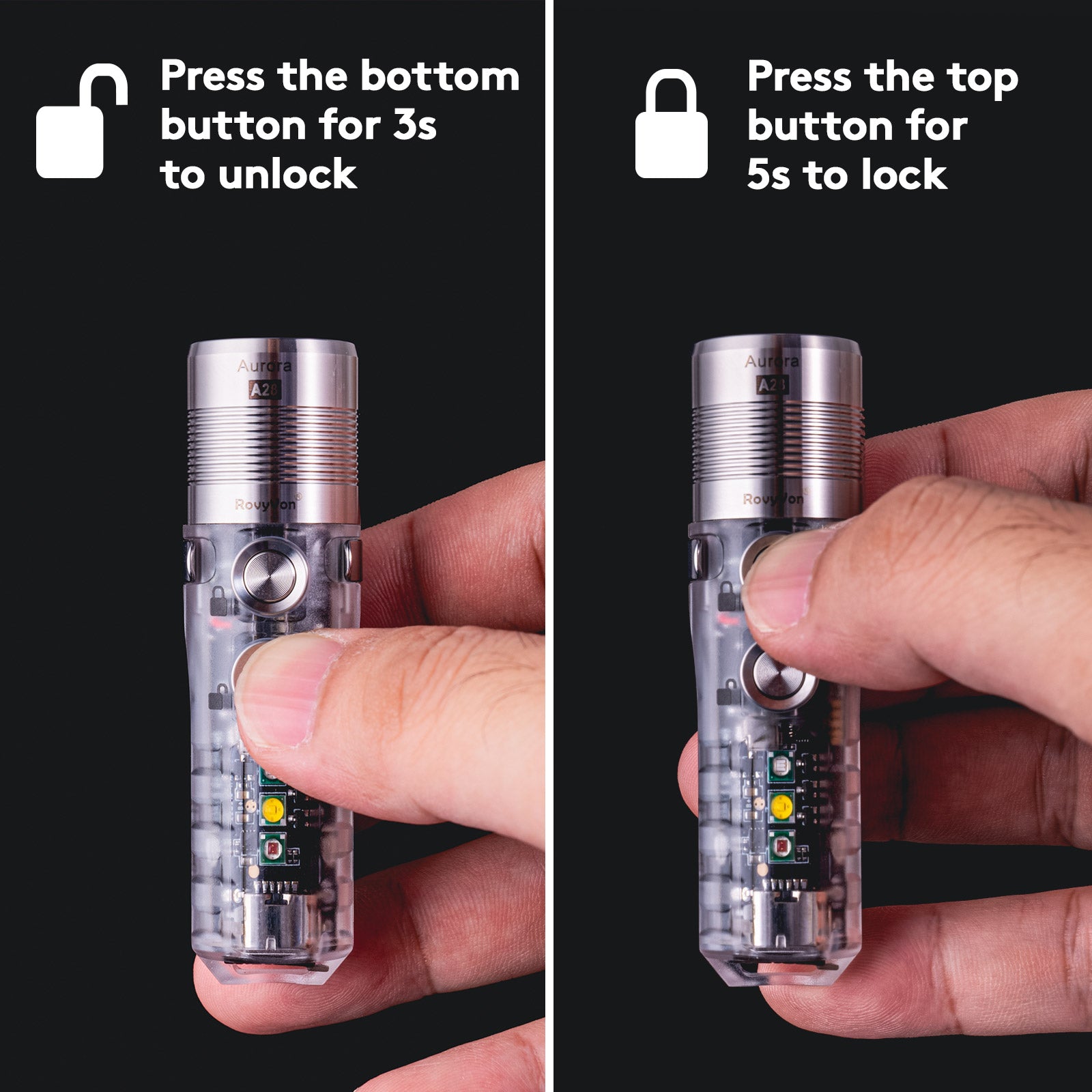 Image of RovyVon Aurora A28 (G2) USB-C Versatile EDC Flashlight