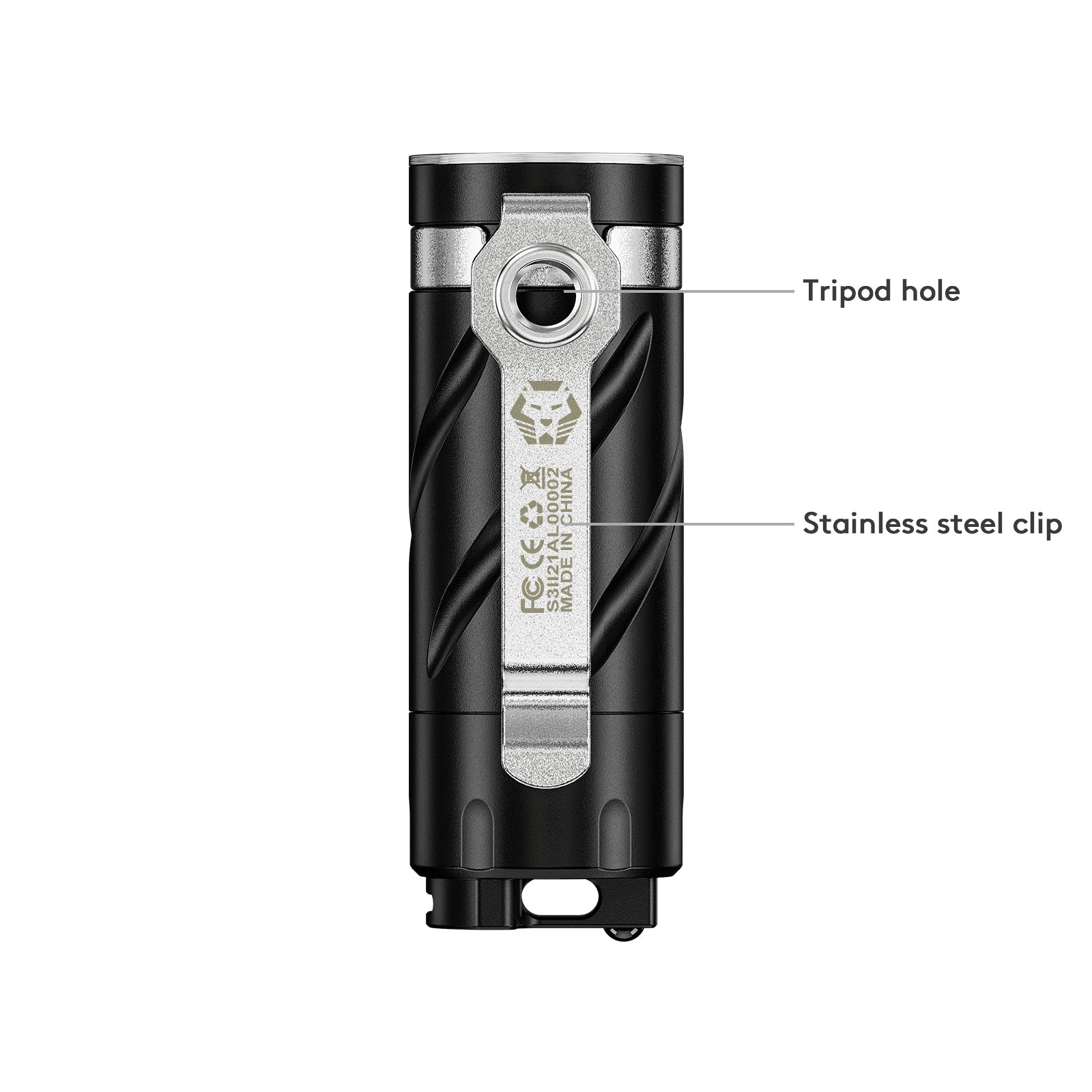 S3 Compact 1800 Lumens USB-C Rechargeable EDC Flashlight