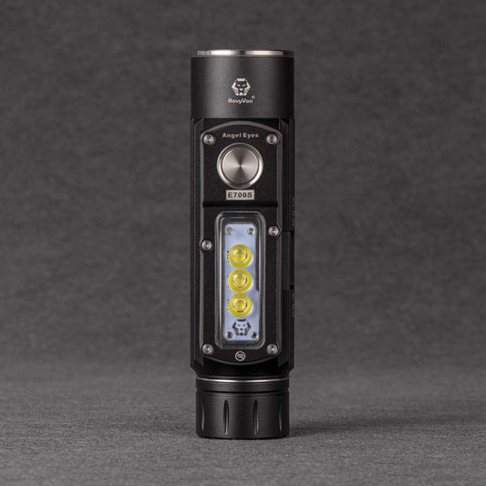 RovyVon Angel Eyes E700S, 2800 lumens Multipurpose Powerful Compact LED Work Flashlight