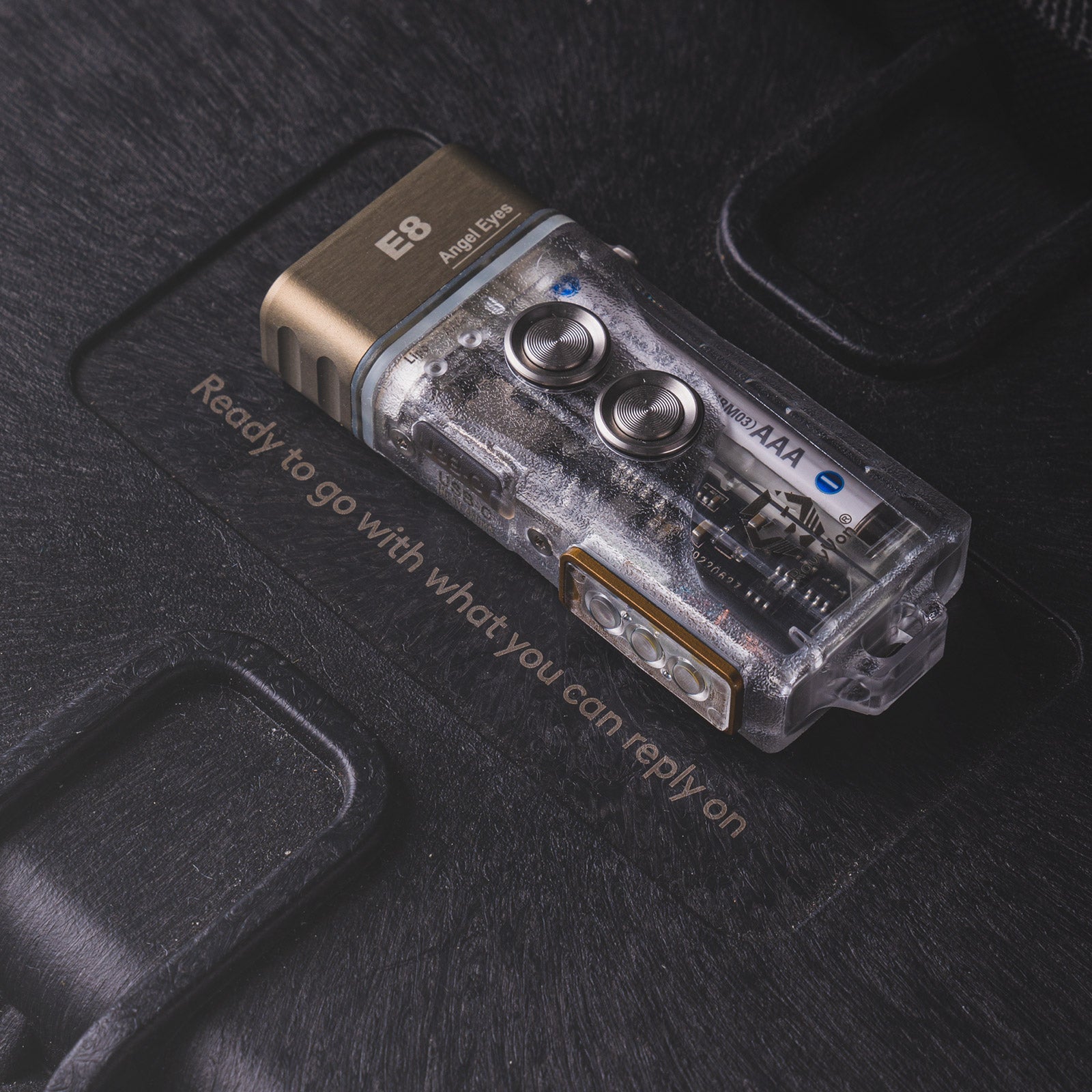Image of RovyVon Angel Eyes E8 Versatile Hybrid Keychain Flashlight