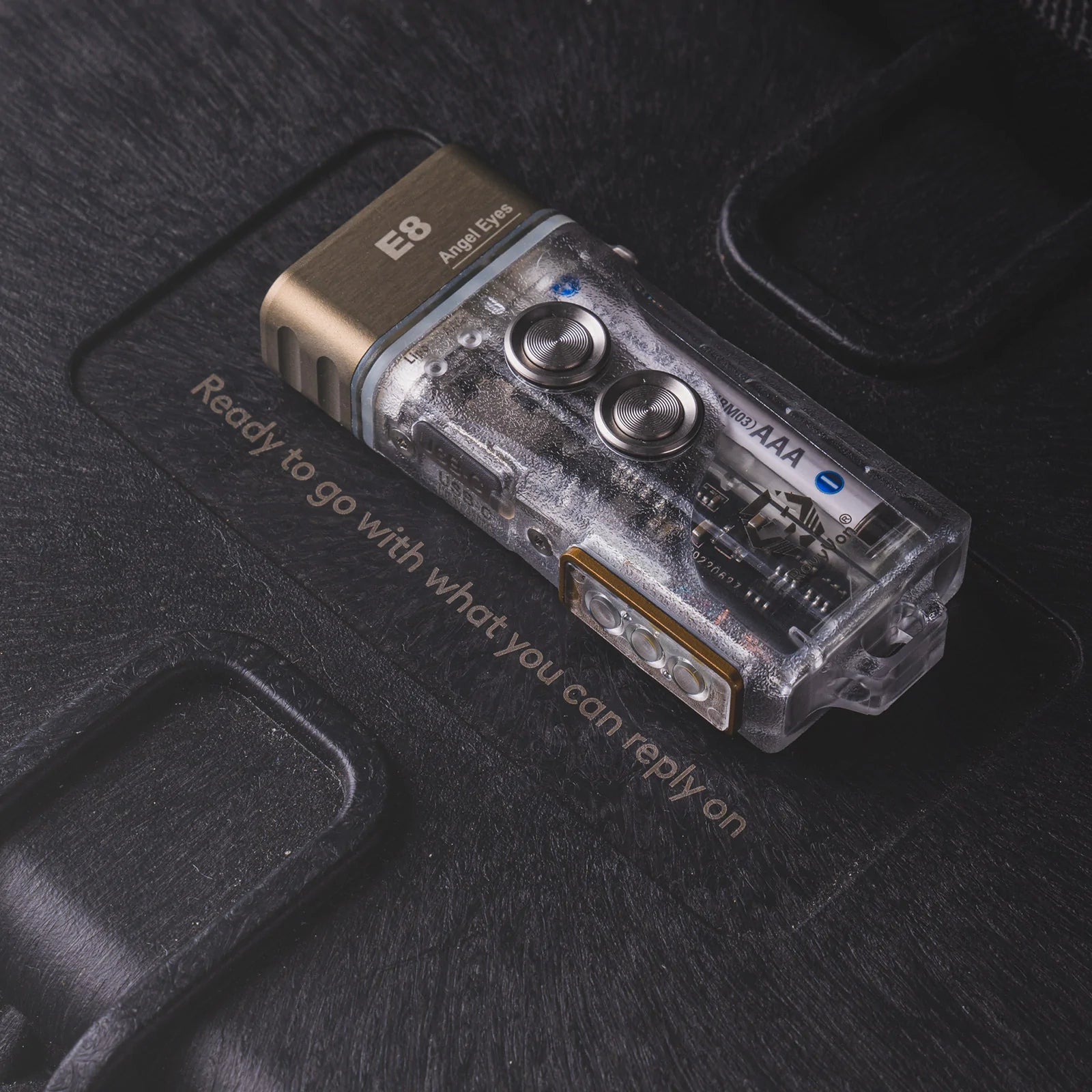 Angel Eyes E8 Versatile Hybrid Keychain Flashlight - US Inventory