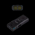 Load image into Gallery viewer, E4 Titanium Dual Button Hybrid Keychain Flashlight
