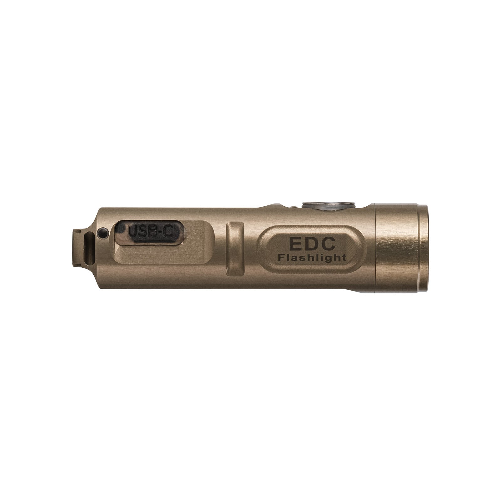 Image of RovyVon Aurora A3 Pro 7075 Aluminum Keychain Flashlight (Desert Tan)