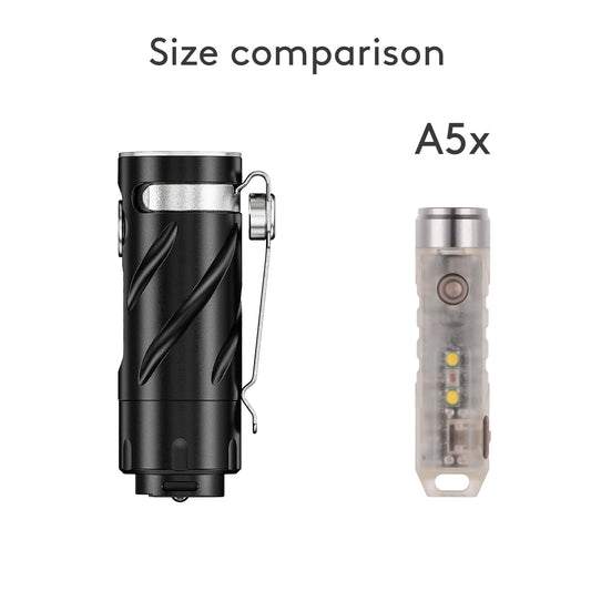 RovyVon S3 1800 Lumens EDC Flashlight#color_black