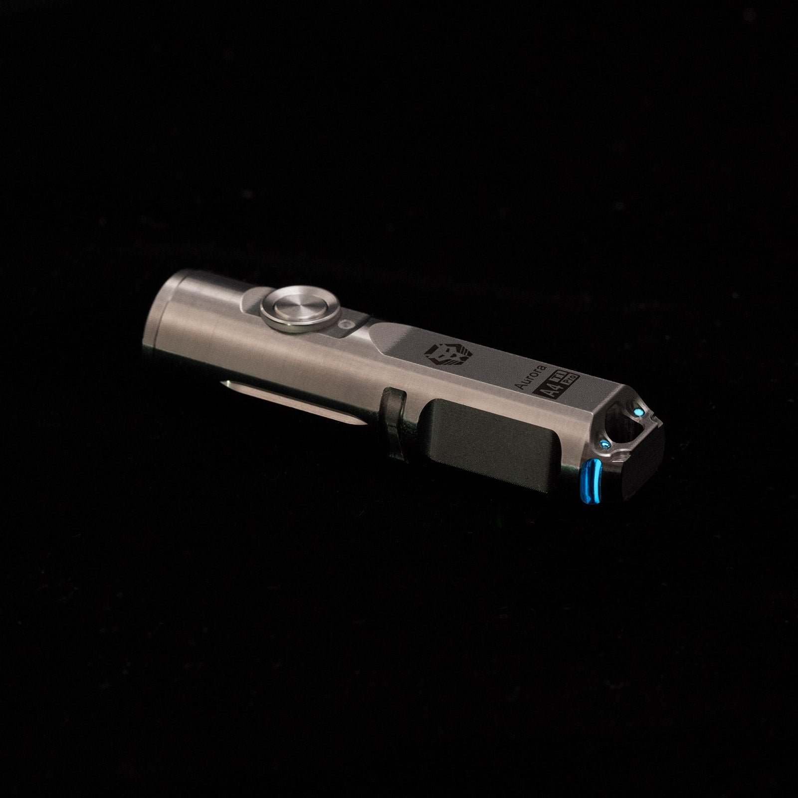 Aurora A4 Pro (G4) USB-C Titanium Keychain Flashlight - US Inventory