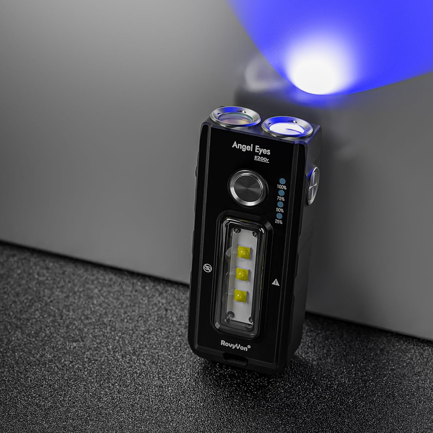 Image of RovyVon Angel Eyes E200r Red/Blue Outdoor EDC Flashlight