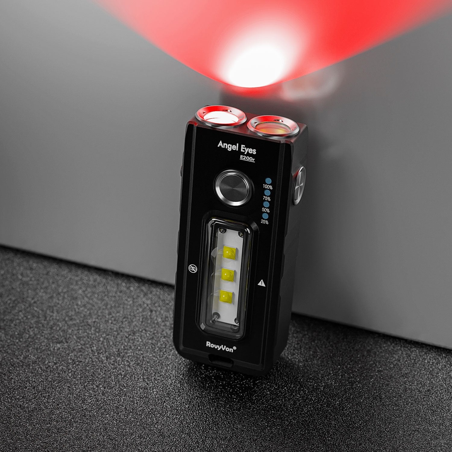 Image of RovyVon Angel Eyes E200r Red/Blue Outdoor EDC Flashlight