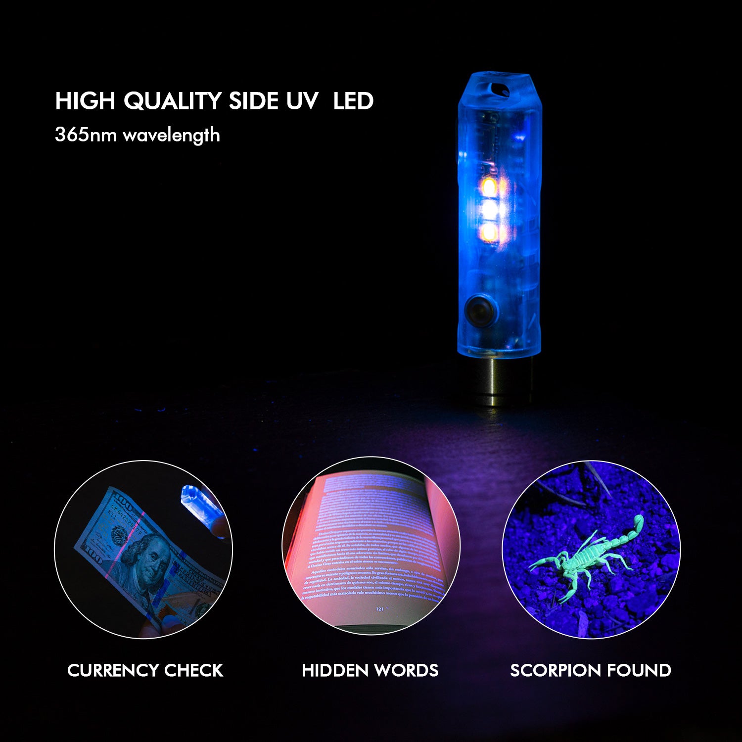Image of RovyVon Aurora A8 Pro Keychain UV-C Light