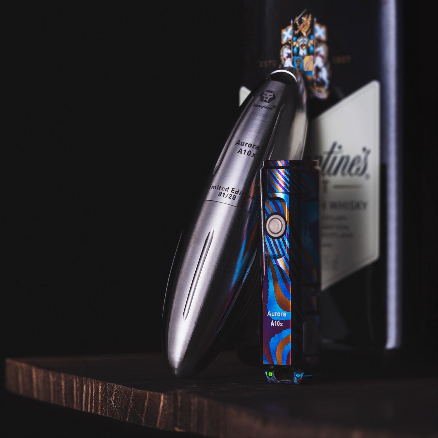 Image of RovyVon Aurora A10x Timascus Limited Keychain Flashlight