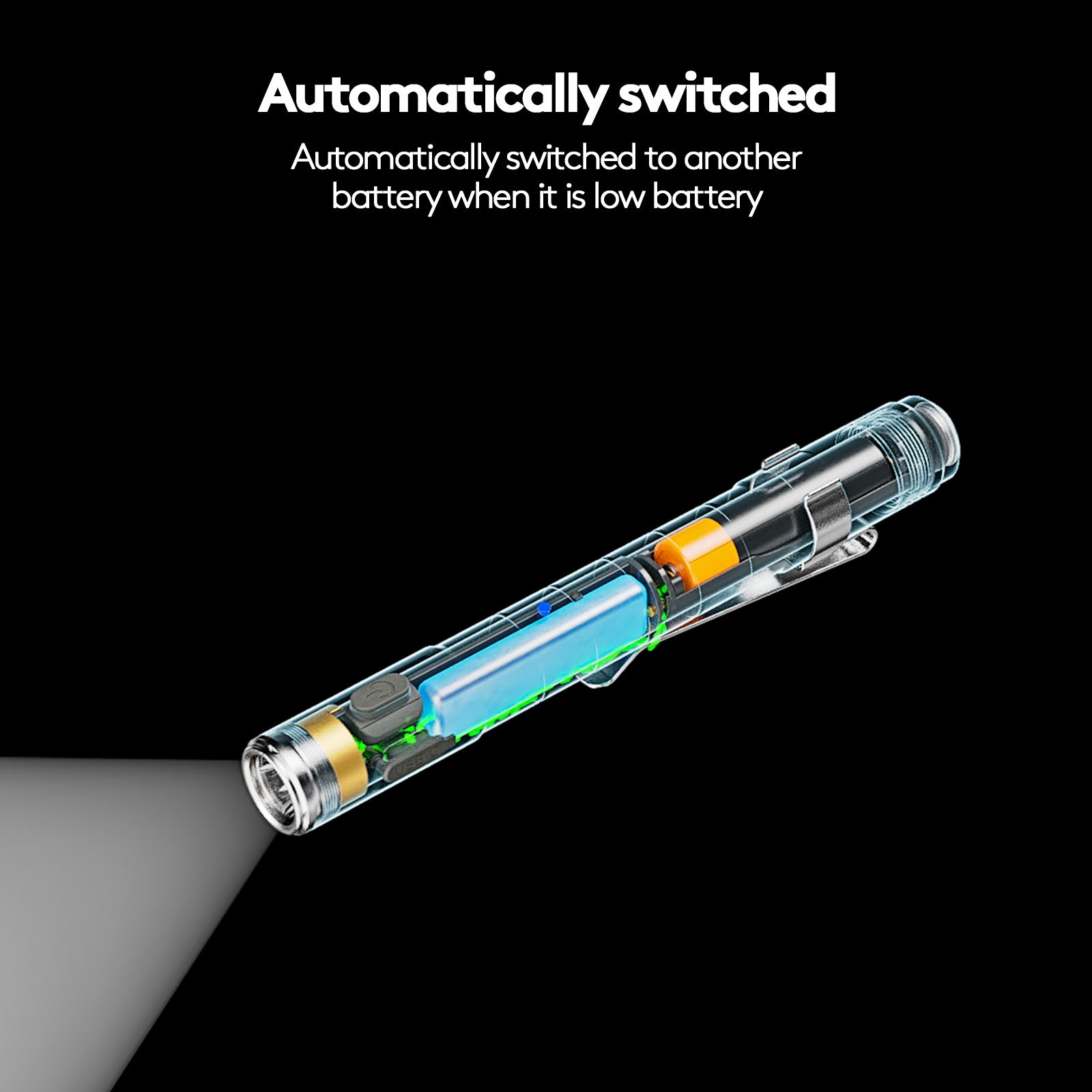 RovyVon Hybrid H3 AAA Battery EDC Pen Light