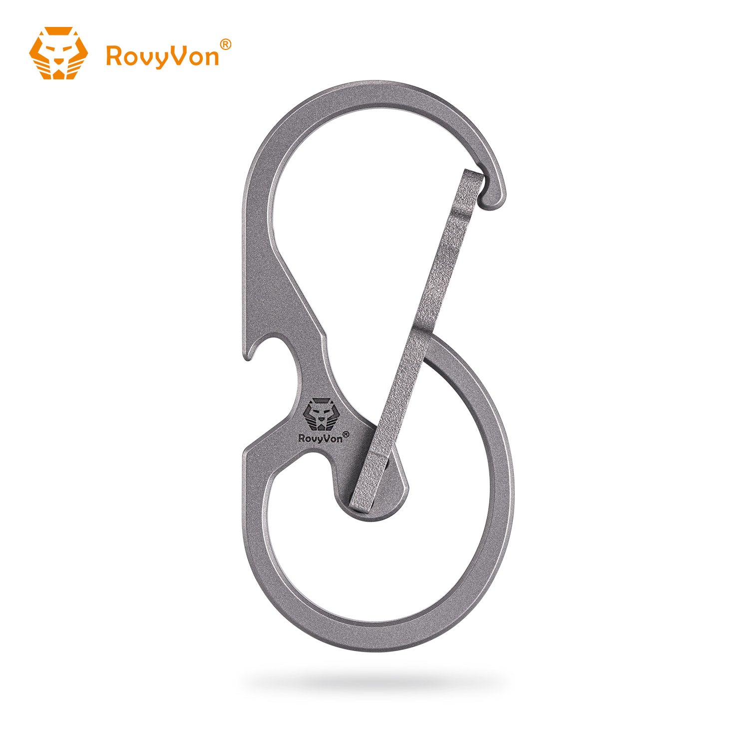 Image of RovyVon Utility U8 Titanium Keychain Carabiner