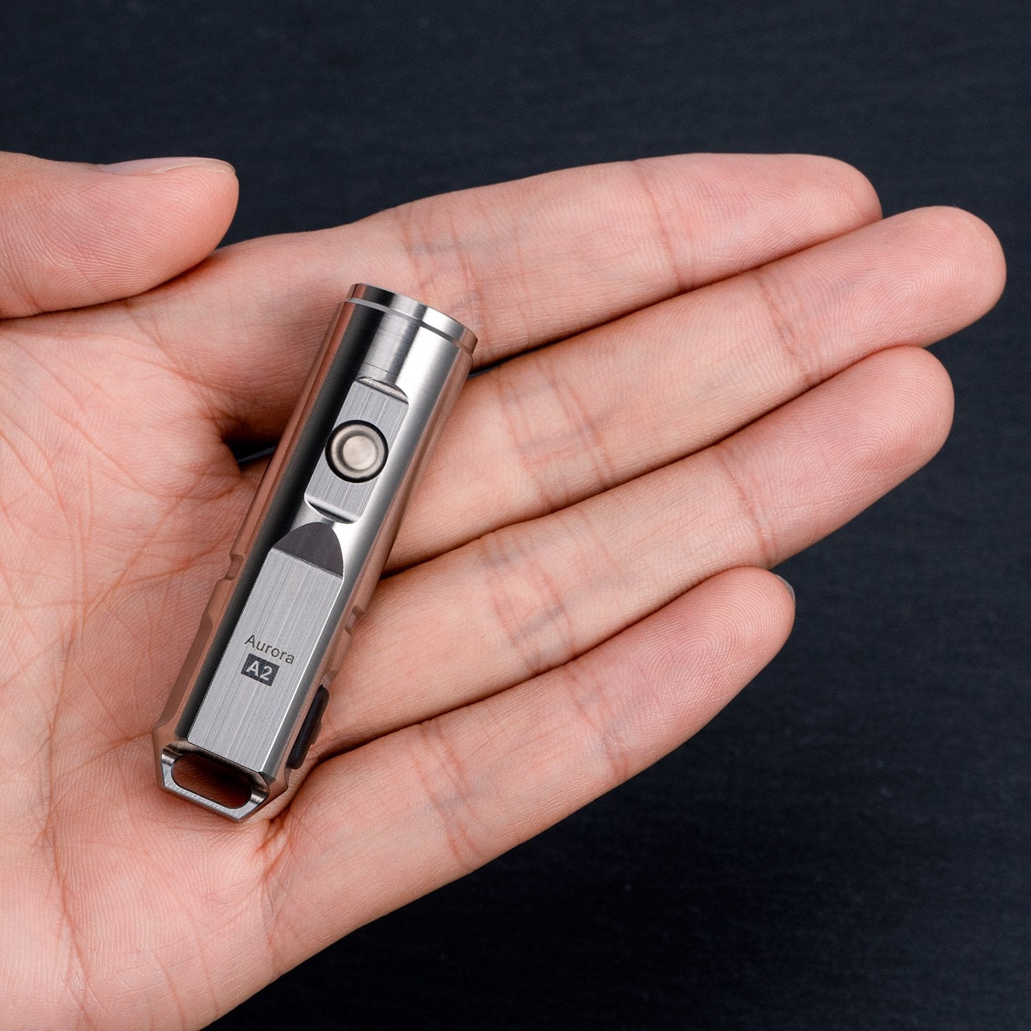 Image of RovyVon Aurora A2 (Upgraded) Stainless Steel EDC Keychain Flashlight