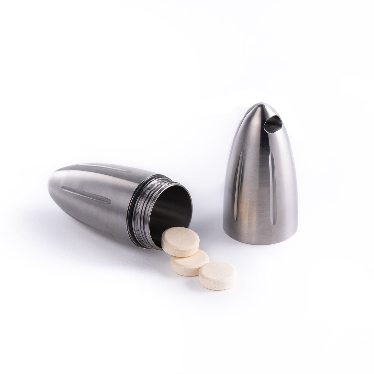 RovyVon Spring Cocoon U7 Titanium Capsule / Pill Holder