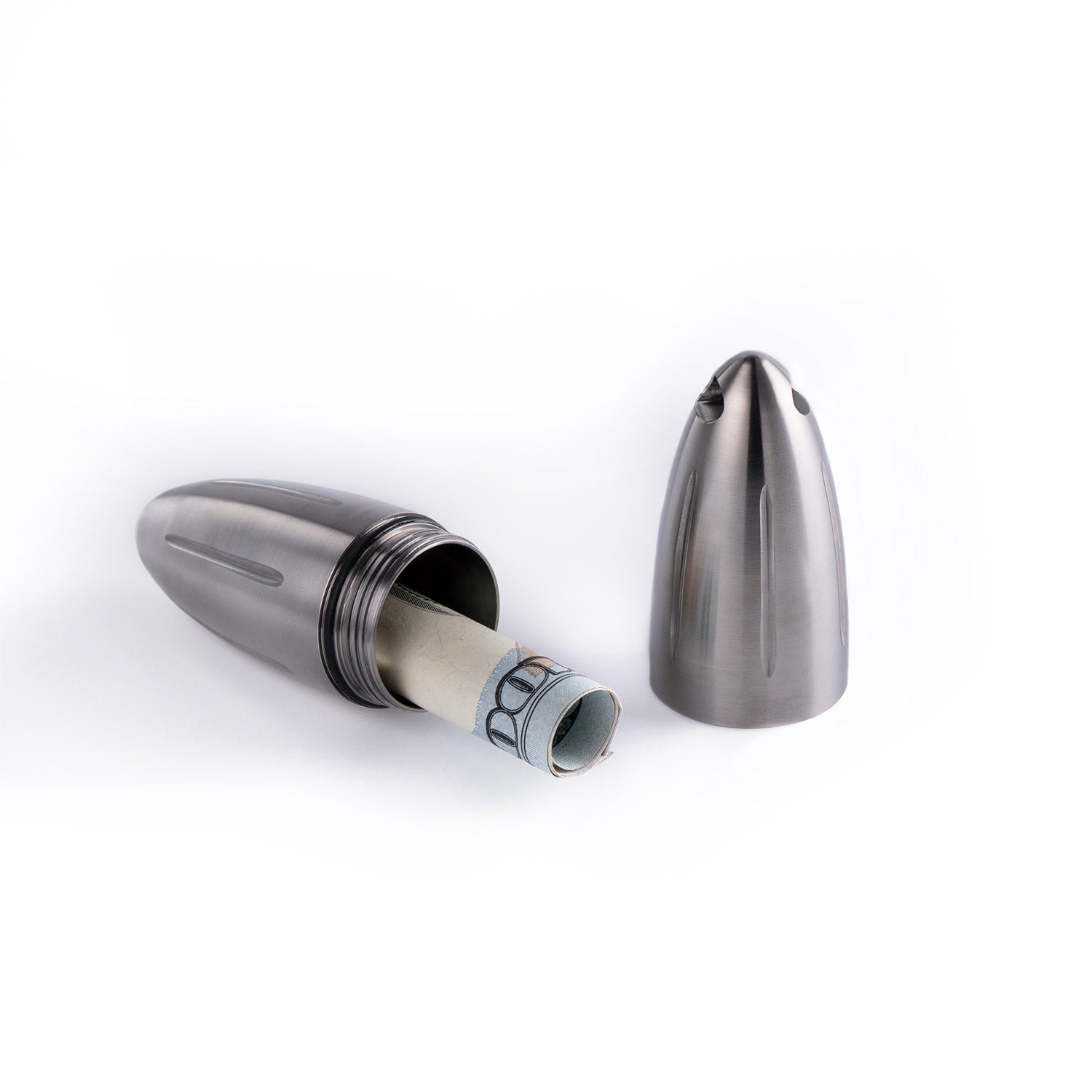 Image of RovyVon Spring Cocoon U7 Titanium Capsule / Pill Holder