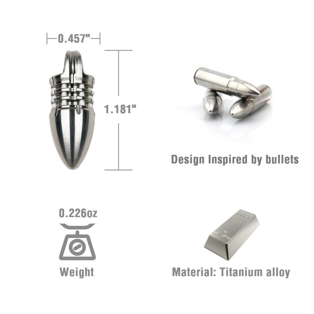 RovyVon St. Guard EDC Titanium Bead